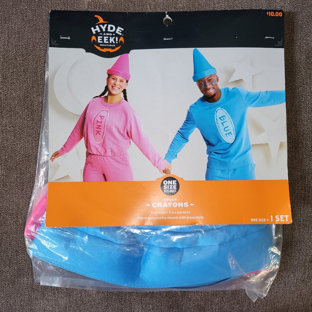 Crayons Adult Hats Costume